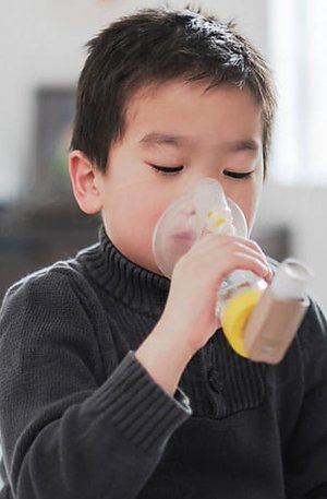 A nebulizer or inhaler is given to help kids take their asthma medicines