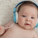 Baby Listening to Some Music