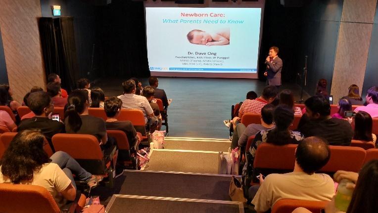 Dr Ong explaining on Newborn Care