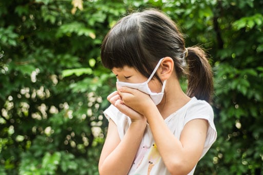 If you or your little one have any respiratory symptoms,it is important to wear a mask