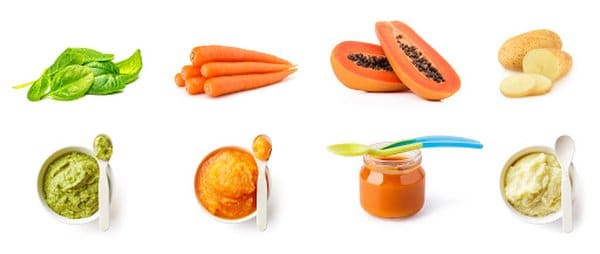 Different Baby's First Foods For Baby Weaning